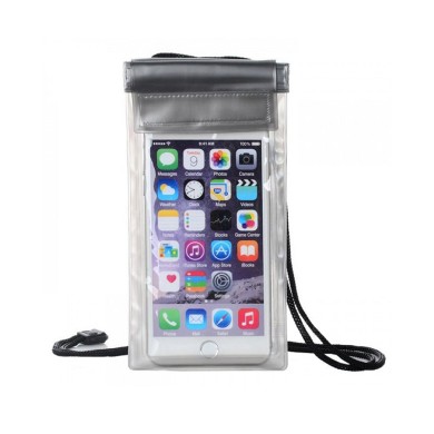 Mobile Phone Case Waterproof Up to 6.7” with Clear Neck Strap