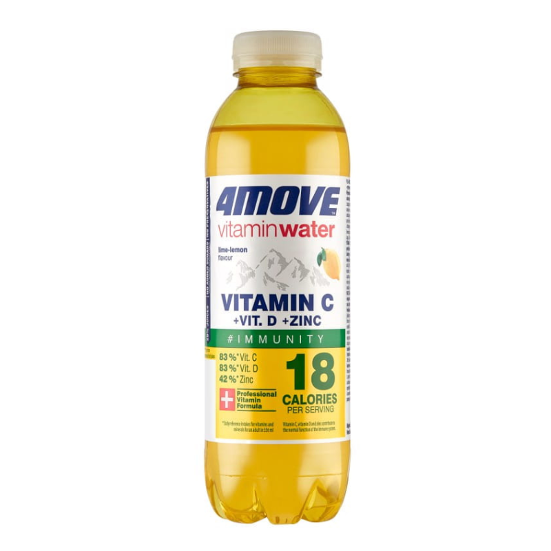 4Move Ενεργειακό Ποτό με Bιταμίνη C + D + Ψευδάργυρο 556ml Τρόφιμα & Ροφήματα