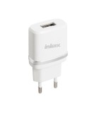 Inkax Φορτιστής Κινητού 1xUSB με Αποσπώμενο Καλώδιο 1Μ Type C 1Α CD-44 Λευκό Τεχνολογία