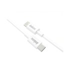 Inkax Type C Cable to Type C 1M 2.1A CK-61 White Technology