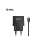Inkax Mobile Charger 2xUSB with Detachable Cable 1M Lightning 2.4A CD-65 Black Technology
