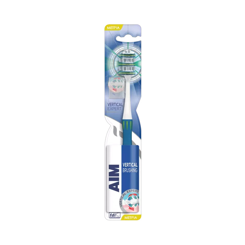 Aim Vertical Expert Medium Toothbrush Health & Beauty