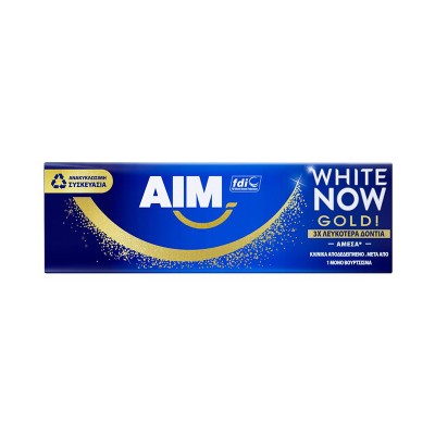 Aim White Now Gold Οδοντόκρεμα 50ml Υγεία & Ομορφιά