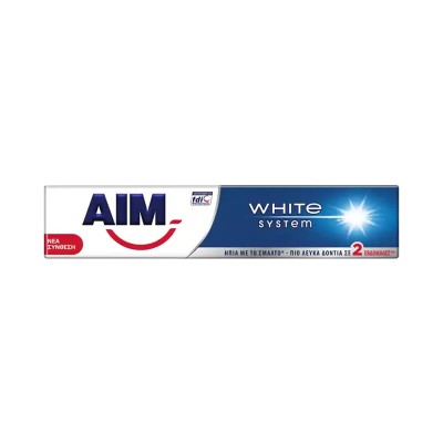 Aim White System Οδοντόκρεμα 75ml Υγεία & Ομορφιά