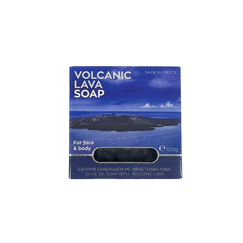 Aegean Aroma Σαπούνι Ελαιολάδου με Ηφαιστιακή Λάβα 100gr Υγεία & Ομορφιά