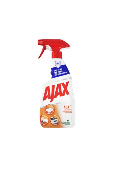 Ajax Spray 4 σε 1 Καθαριστικό Γενικής Χρήσης 500ml Είδη Καθαρισμού