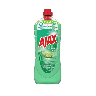 Ajax Ultra Καθαριστικό Πατώματος με Λεμόνι 1,5lt Είδη Καθαρισμού