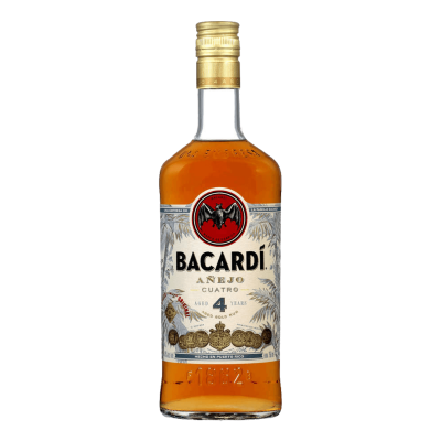 Bacardi 4 Anejo Cuatro Rum 700ml