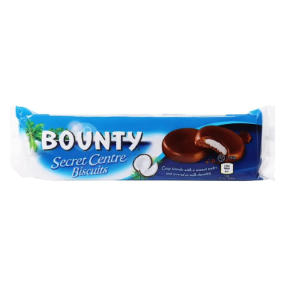 Bounty Μπισκότα Γεμιστά με Καρύδα 132gr Τρόφιμα & Ροφήματα