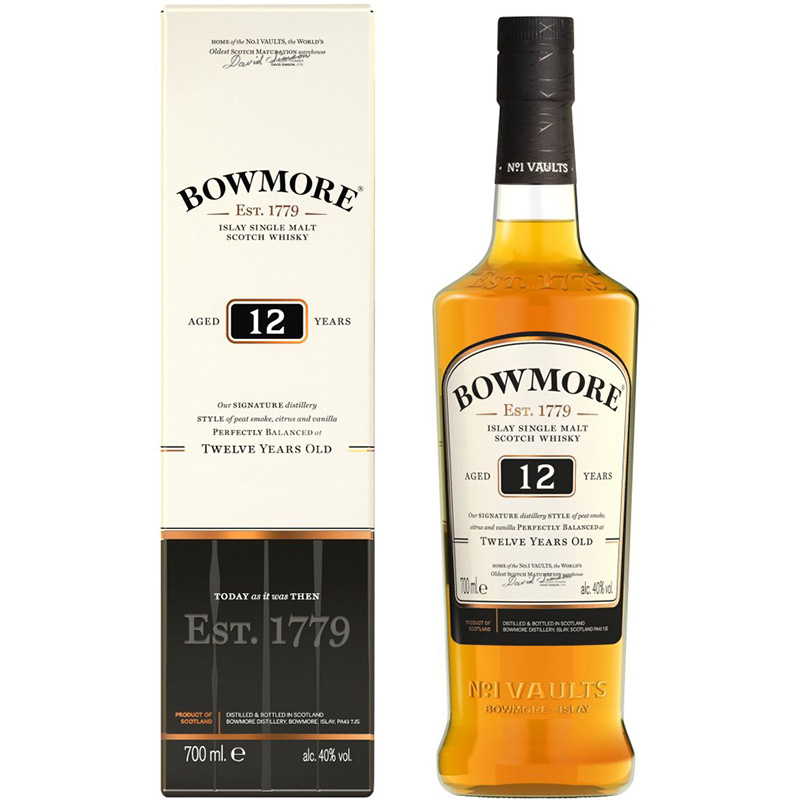 Bowmore 12 Years Old Ουίσκι 700ml Κάβα