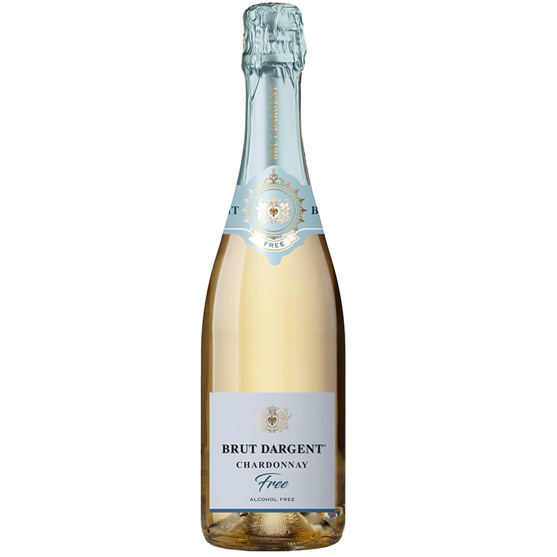 Brut Dargent Free Chardonnay Οίνος Λευκός Αφρώδης Χωρίς Αλκοολ 750ml Κάβα
