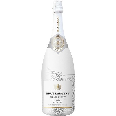 Brut Dargent Ice Chardonnay Demi Sec Οίνος Λευκός Ξηρός Αφρώδης 1500ml Κάβα