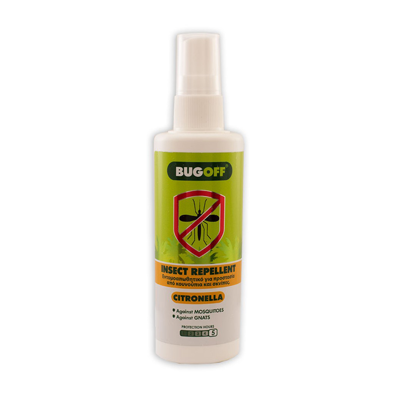 Bug Off Spray Εντομοαπωθητικό με Σιτρονέλα 100ml Υγεία & Ομορφιά