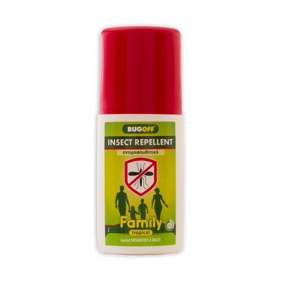 Bug Off Spray Τροπικό Οικογενειακό Εντομοαπωθητικό 100ml Υγεία & Ομορφιά