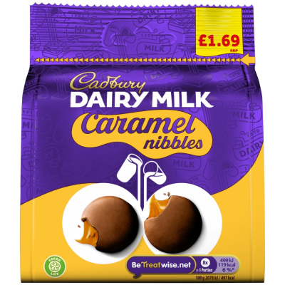 Cadbury Dairy Milk Caramel Nibbles Chocolate 85g