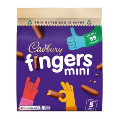 Cadbury Mini Fingers 96.5gr