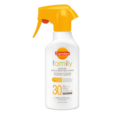 Carroten Family Face and Body Sunscreen SPF30 in Spray 270ml