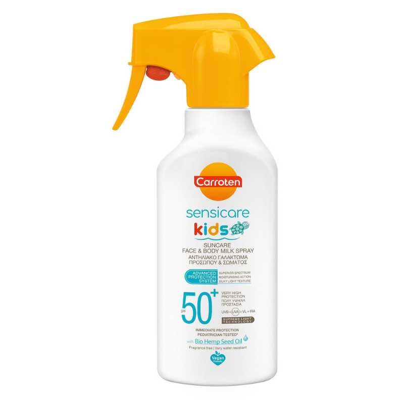 Carroten Sensicare Kids Παιδικό Αντηλιακό για Πρόσωπο & Σώμα SPF50+ σε Spray 270ml Υγεία & Ομορφιά