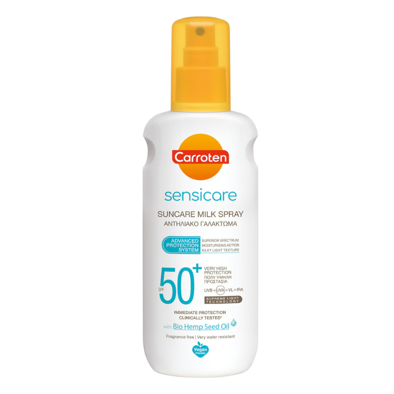 Carroten Sensicare Αντηλιακό Γαλάκτωμα για το Σώμα SPF50+ σε Spray 200ml Υγεία & Ομορφιά