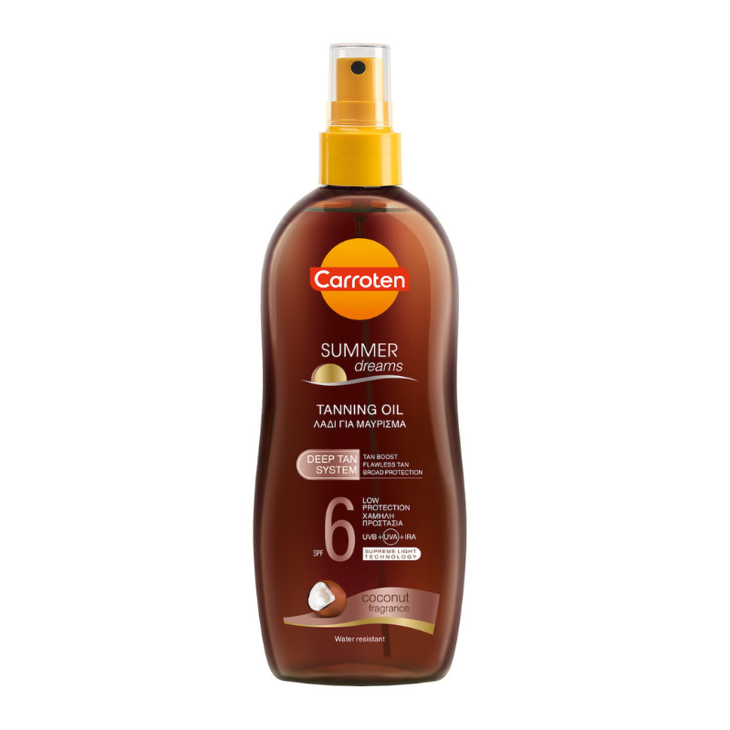 Carroten Summer Dreams Αδιάβροχο Αντηλιακό Λάδι για το Σώμα SPF6 σε Spray 200ml Υγεία & Ομορφιά
