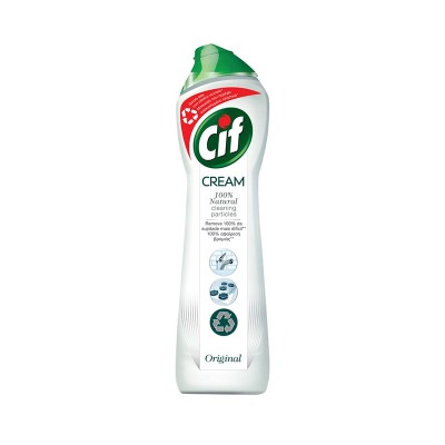 Cif Cream Original Καθαριστικό Επιφανειών Γενικής Χρήσης 500ml Είδη Καθαρισμού
