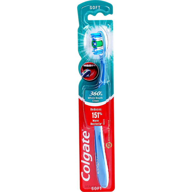 Colgate 360ᵒ ​​Whole Mouth Clean Medium Toothbrush Health & Beauty