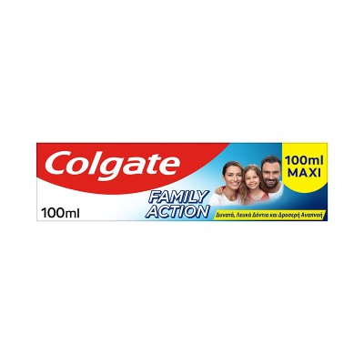 Colgate Family Action Οδοντόκρεμα 100ml Υγεία & Ομορφιά
