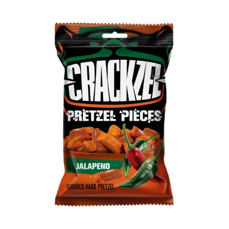 Crackzel Pretzel with Jalapeno flavor 85gr