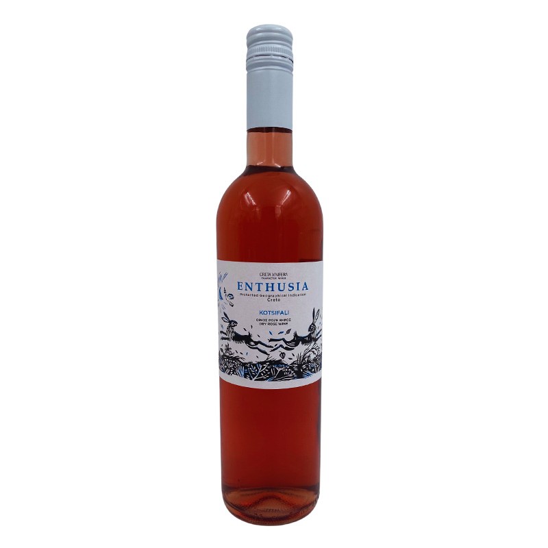 Creta Vinifera Enthusia Οίνος Ροζέ Ξηρός 750ml Κάβα