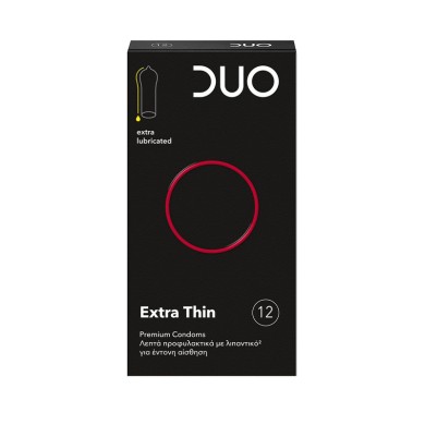 Duo Extra Thin Premium Condoms 12pcs