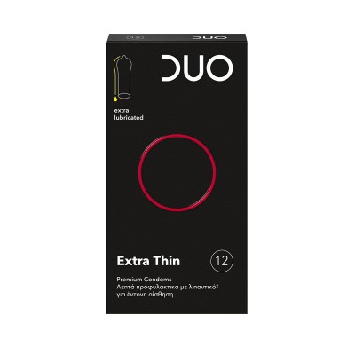Duo Extra Thin Premium Προφυλακτικά 12τμχ Υγεία & Ομορφιά
