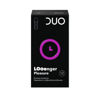 Duo LOoonger Pleasure Premium Condoms 12pcs