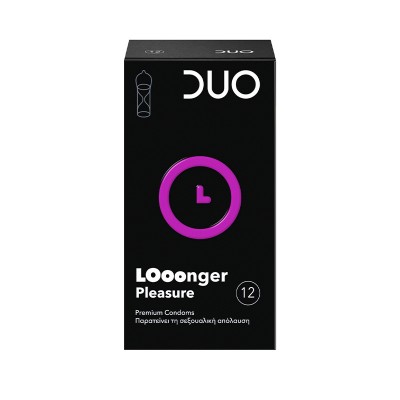 Duo LOoonger Pleasure Premium Προφυλακτικά 12τμχ Υγεία & Ομορφιά