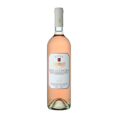 Κτήμα Βιβλία Χώρα Βιολογικό Syrah Οίνος Ροζέ Ξηρός 750ml