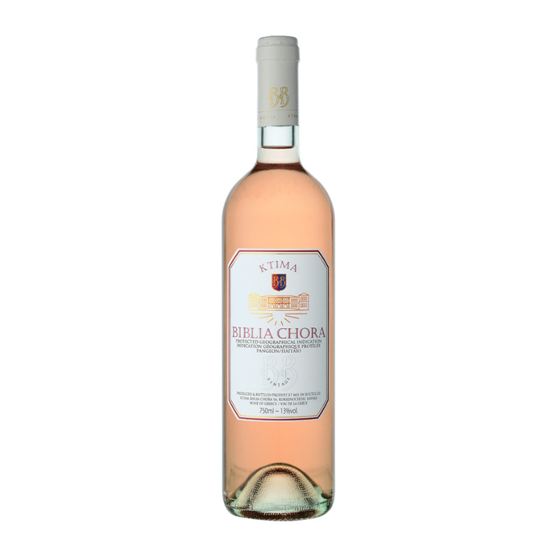 Κτήμα Βιβλία Χώρα Βιολογικό Syrah Οίνος Ροζέ Ξηρός 750ml