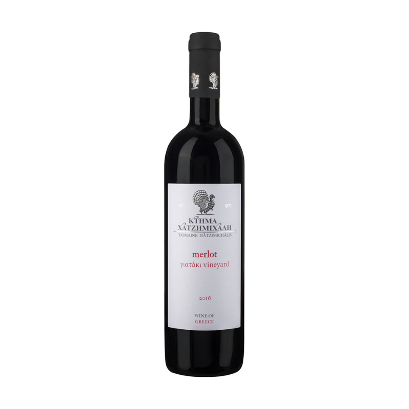 Κτήμα Χατζημιχάλη Κρασί Γιατάκι Merlot Οίνος Ερυθρός Ξηρός 750ml