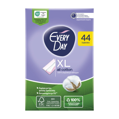 Every Day All Cotton XL Σερβιετάκια 30+14τμχ Υγεία & Ομορφιά