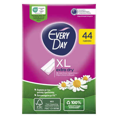 Every Day Extra Dry XL Σερβιετάκια 30+14τμχ Υγεία & Ομορφιά
