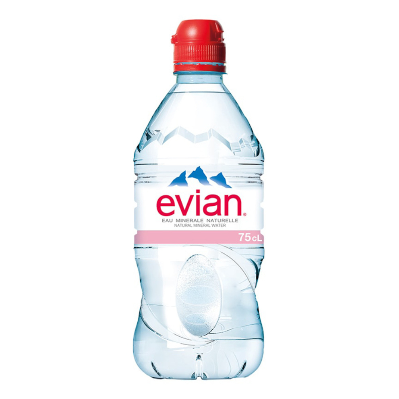 Evian Natural Mineral Water Rebirth 750ml