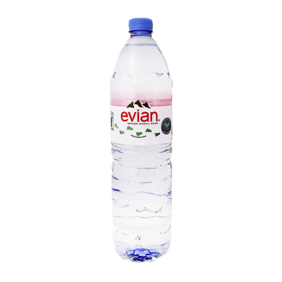 Evian natural mineral water 1.5lt