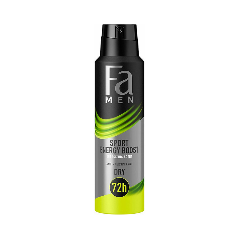 Fa Men Sport Energy Boost Αποσμητικό Spray 150ml Υγεία & Ομορφιά
