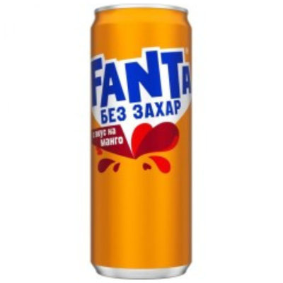 Fanta Orange Juice Concentrate Without Sugar 330ml