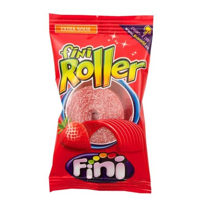 Fini Fizzy Roller Ζαχαρωτά με Γεύση Φράουλα 20g