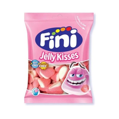 Fini Jelly Kisses Ζελεδάκια 90gr Τρόφιμα & Ροφήματα