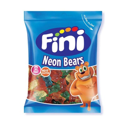 Fini Neon Bears Ζελεδάκια 90gr Τρόφιμα & Ροφήματα