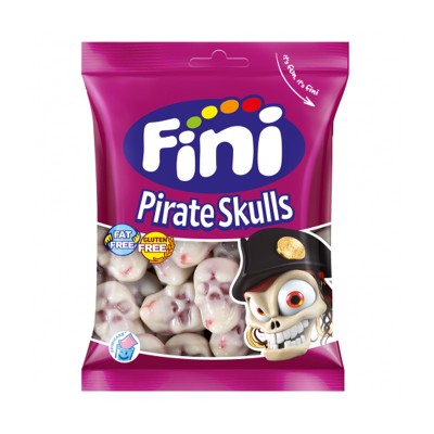 Fini Pirate Skulls Ζελεδάκια 90gr Τρόφιμα & Ροφήματα