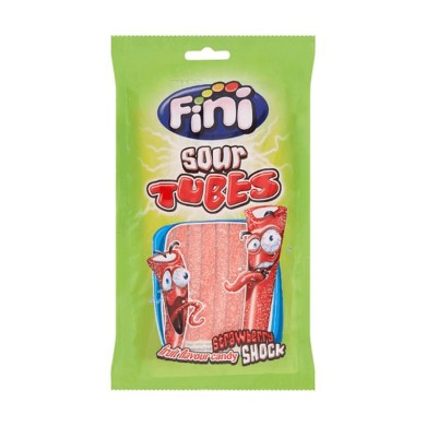 Fini Sour Strawberry Tubes 90gr