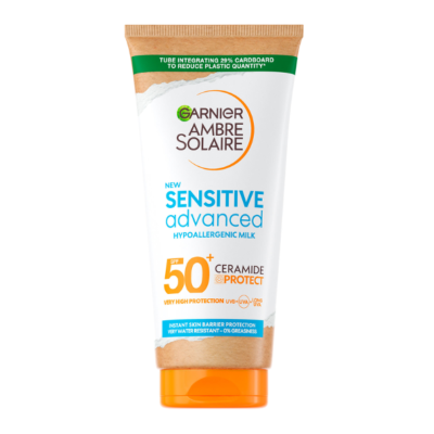 Garnier Ambre Solaire Sensitive Advanced Ceramide Protect Αντηλιακή Κρέμα για το Σώμα SPF50 175ml