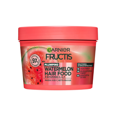 Garnier Fructis Plumping Watermelon Hair Food Strengthening Hair Mask 400ml