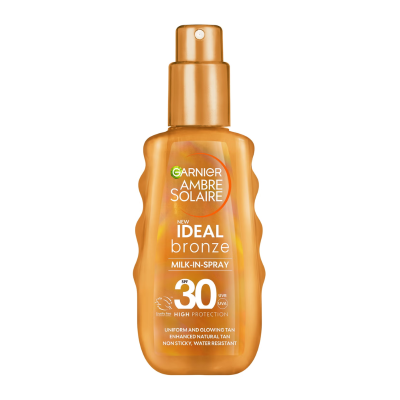 Garnier Ambre Solaire Ideal Bronze Milk-In Spray for Face & Body SPF30 150ml